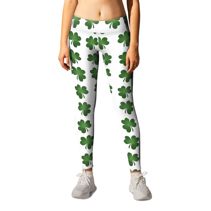 Find The Four Leaf Clover Leggings by A Little Leafy