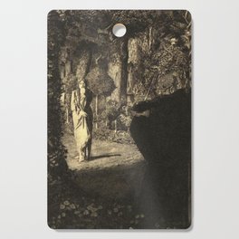  In the Park the girl and death - August Brömse Cutting Board