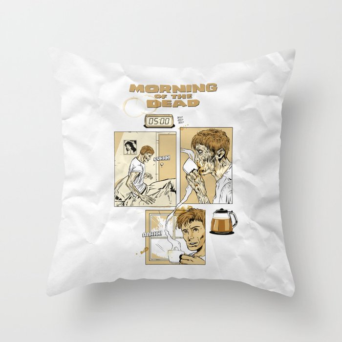 Morning of the Dead Throw Pillow
