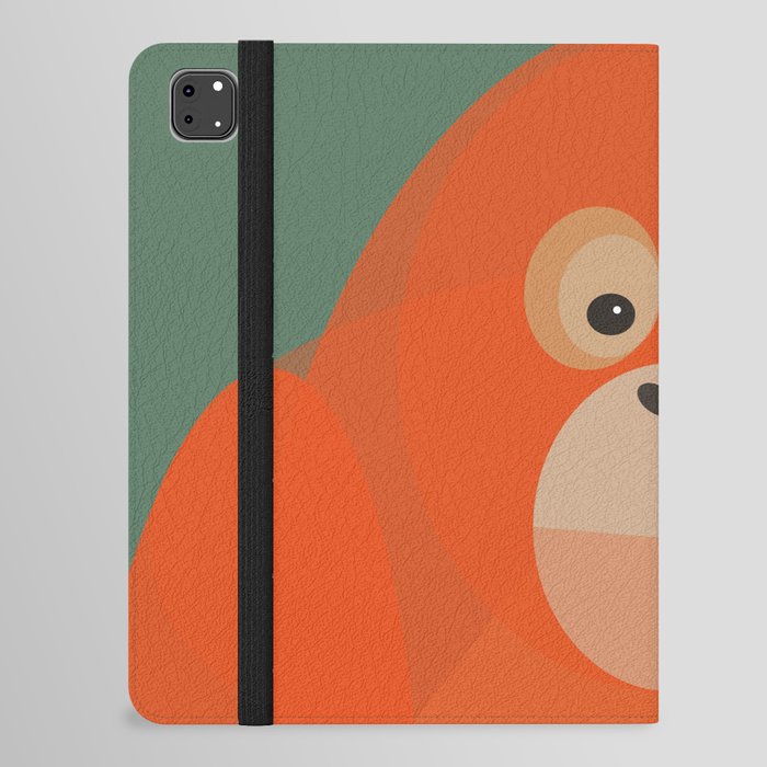 Mid Century Orangutan iPad Folio Case