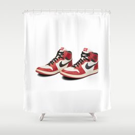 Michael Jordan's Rookie Sneakers and Other Basketball Legends on Auction at Sotheby's Shower Curtain