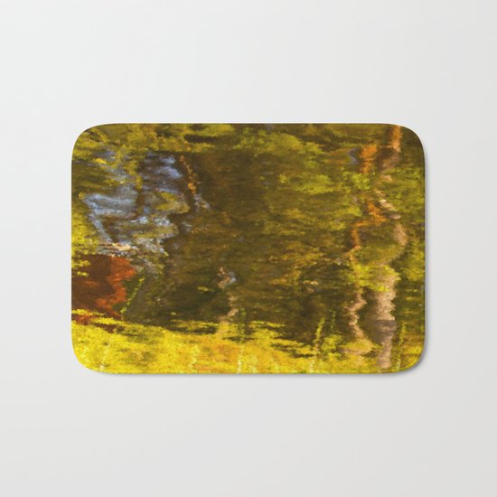 Abstract reflection I Bath Mat