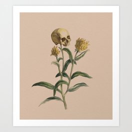 Death Blooms Art Print
