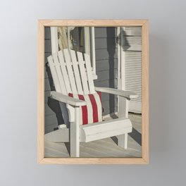 Adirondack chair Framed Mini Art Print