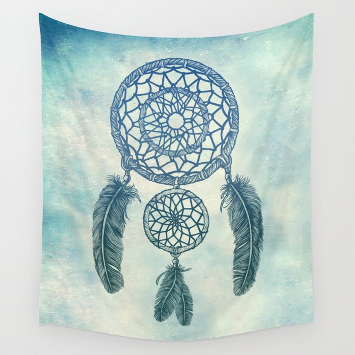 Double Dream Catcher Wall Tapestry By Thirstyfly Society6