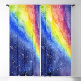 A Rainbow in Space Blackout Curtain