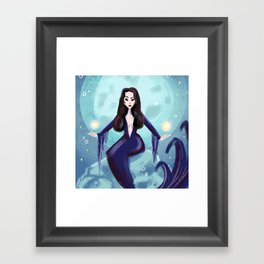 Scorpio Mermaid Framed Art Print