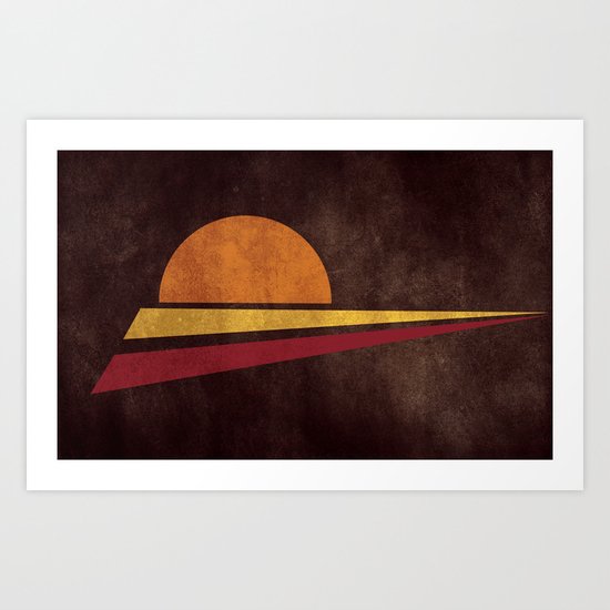 spicchi di sole Art Print