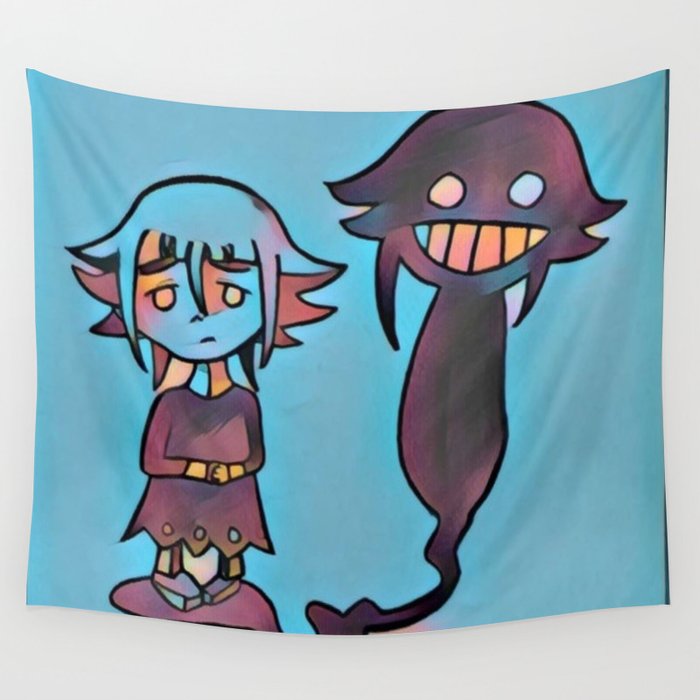 Everyone has their demons Wall Tapestry