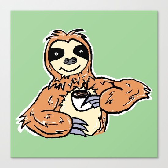 Sloth Canvas Print