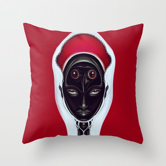 Au contraire Throw Pillow