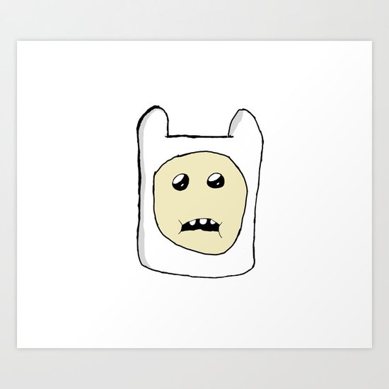 Time for adventure - Finn Art Print