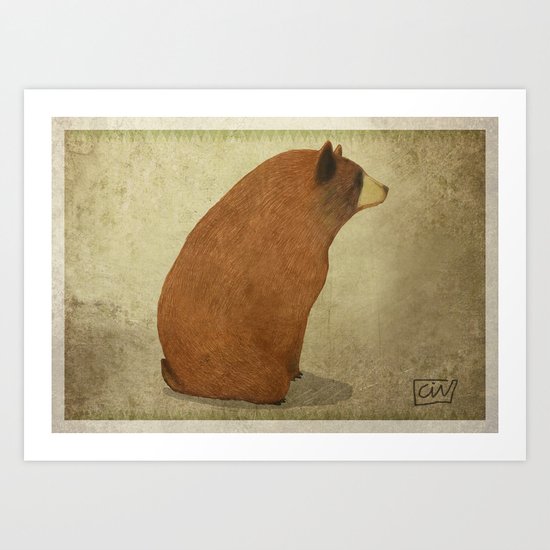 The bear Art Print
