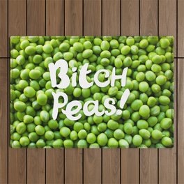 Bitch Peas! Outdoor Rug