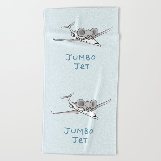 Jumbo Jet Beach Towel