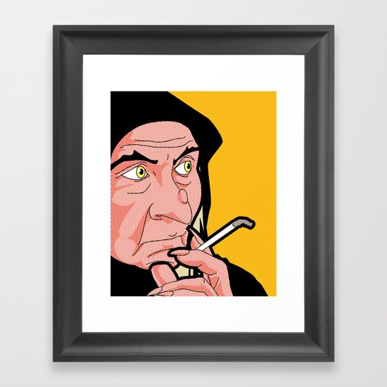 The secret life of heroes - QueenWitchSmoke Framed Art Print
