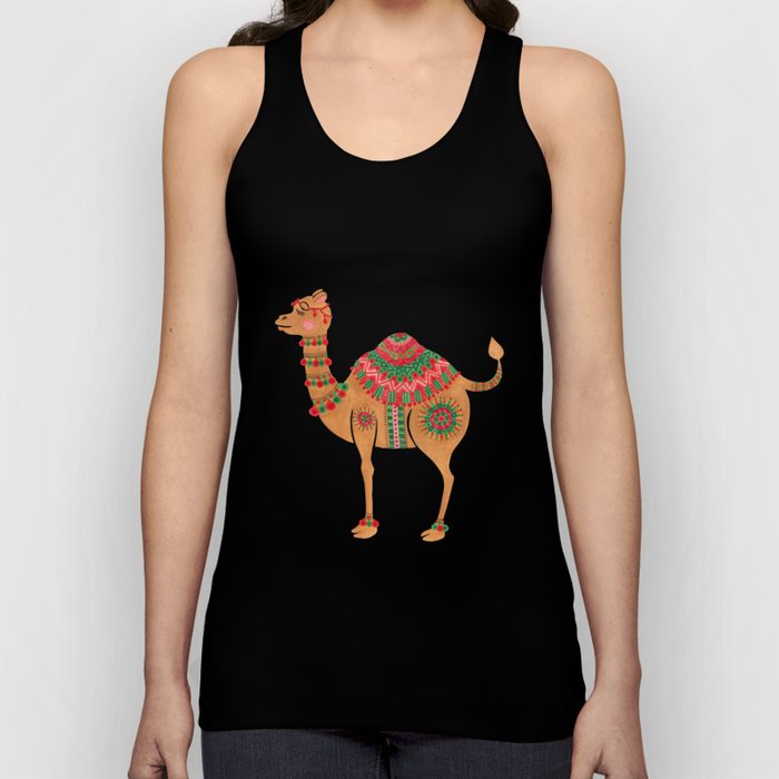 The Ethnic Camel Tank Top
