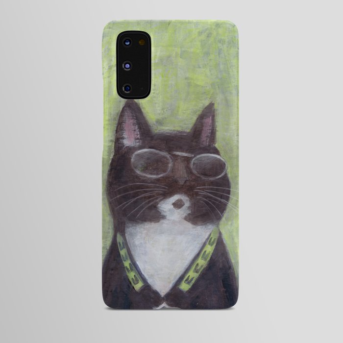 Cat in Shades Android Case