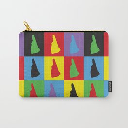 New Hampshire Retro Colorful Pop Art Pattern Carry-All Pouch