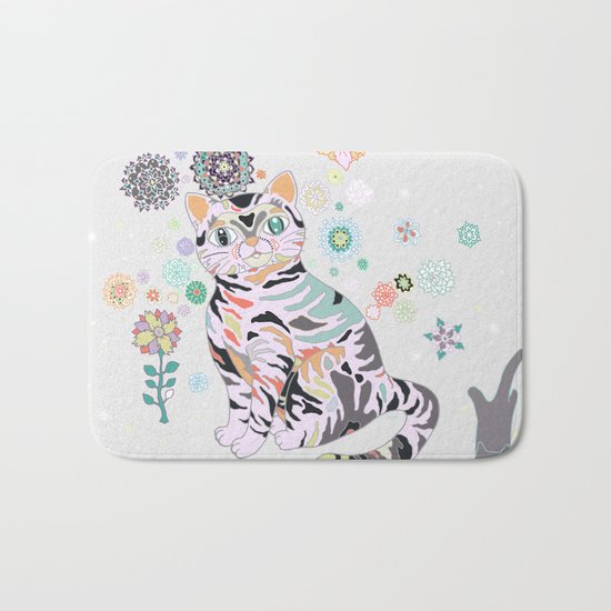 catflowers Bath Mat