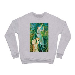 The Cherry Tree by Berthe Morisot Crewneck Sweatshirt