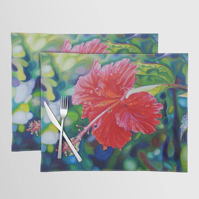 Tropical Hibiscus Placemat