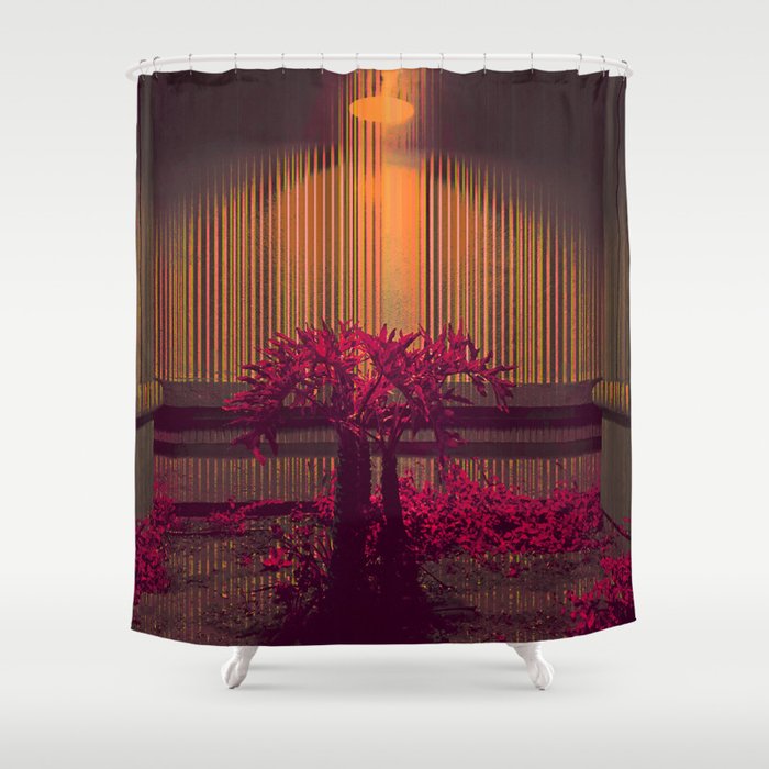Spotlight shower clearance curtain