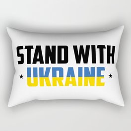 Stand With Ukraine Rectangular Pillow