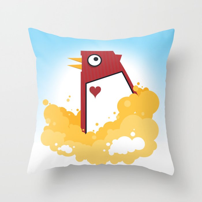 Big Chicken Throw Pillow