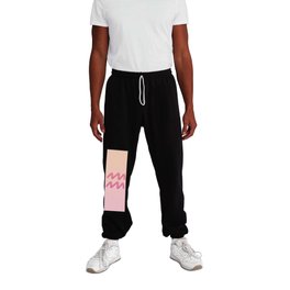 Pink Aquarius Gradient Sweatpants