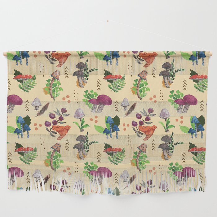 Foraging for Mushrooms Wall Hanging