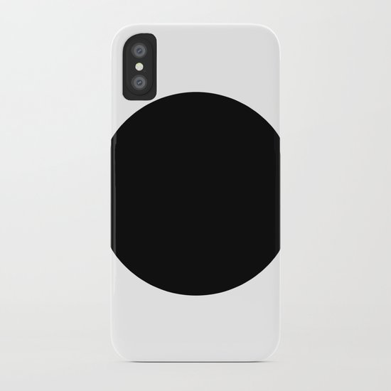 The Circle – Black iPhone Case