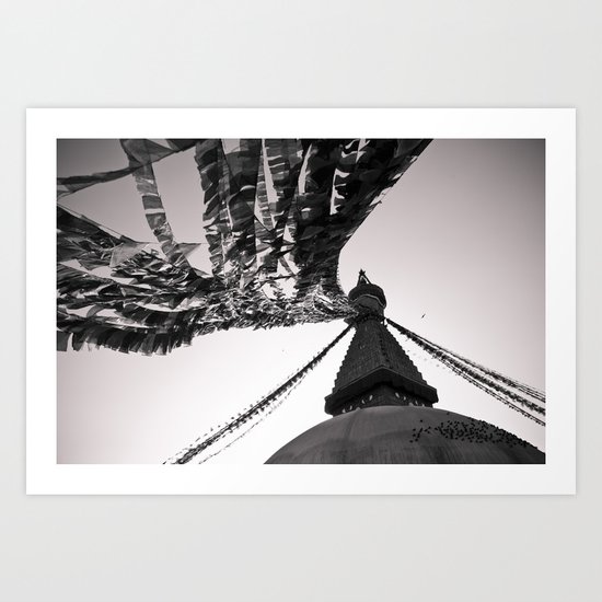 Boudhanath Art Print