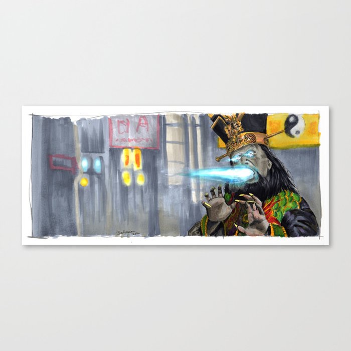 Big Trouble in Little China - Lo Pan Canvas Print