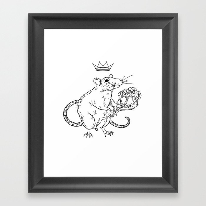 Rat King Framed Art Print