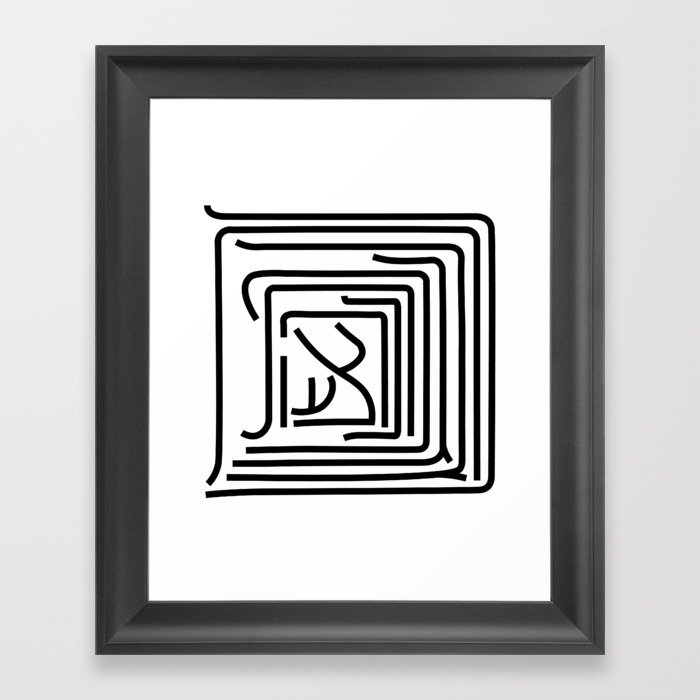 Sefirot - Acronym Framed Art Print