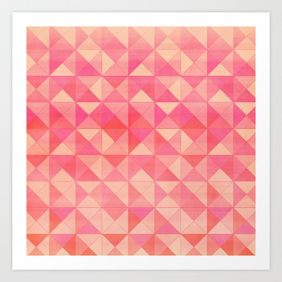 Pink : Pattern Art Print