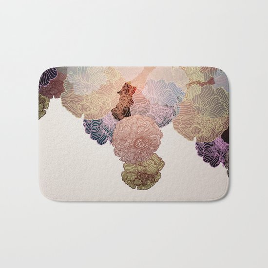 Florals // Pattern III Bath Mat