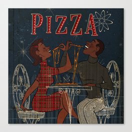 Pizza Time Canvas Print