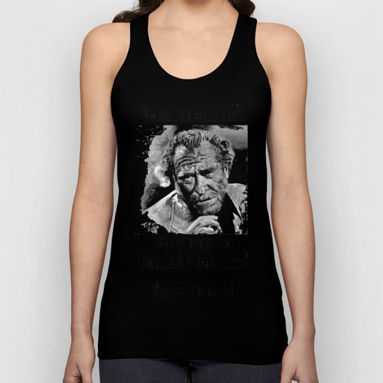 BUKOWSKI quote - FUCK it Unisex Tank Top