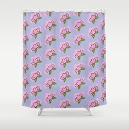 Hyacinth Pattern Shower Curtain