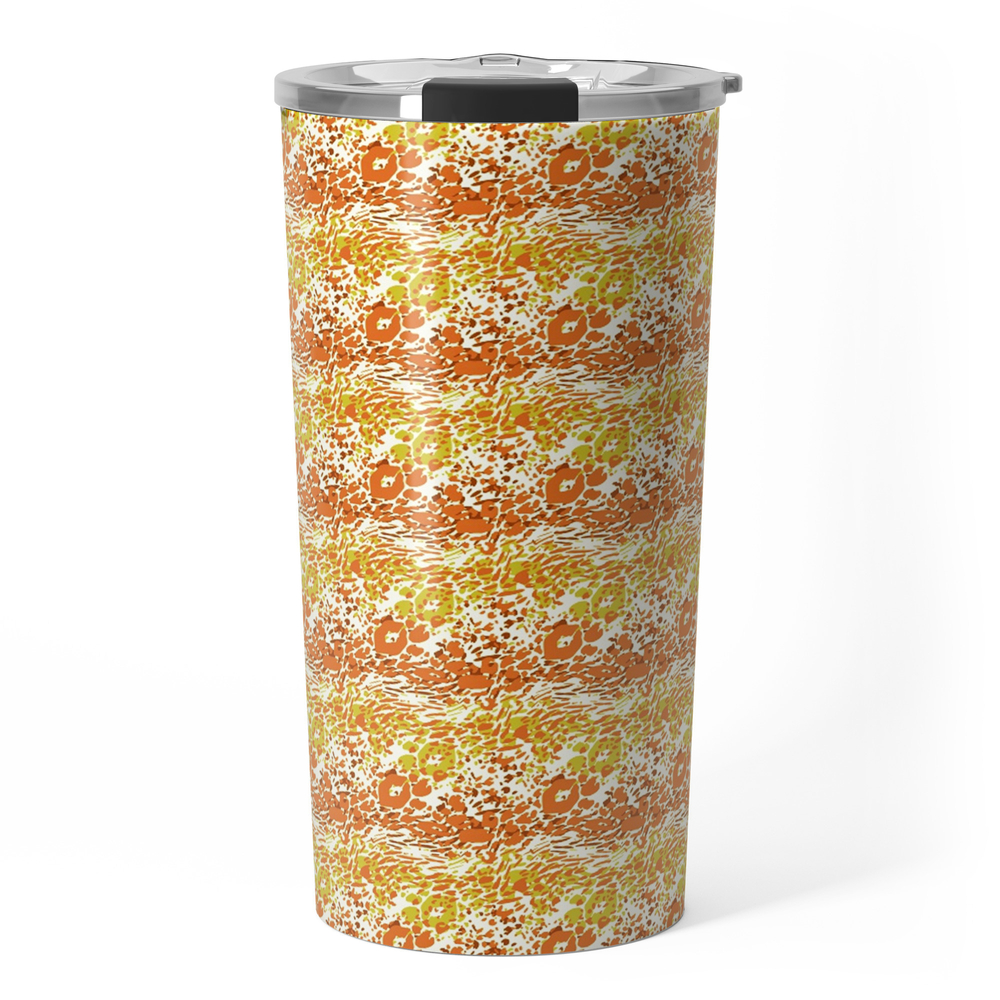 Fall Wave Travel Mug by ibelieveimages