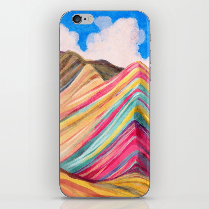 Rainbow Mountains iPhone Skin