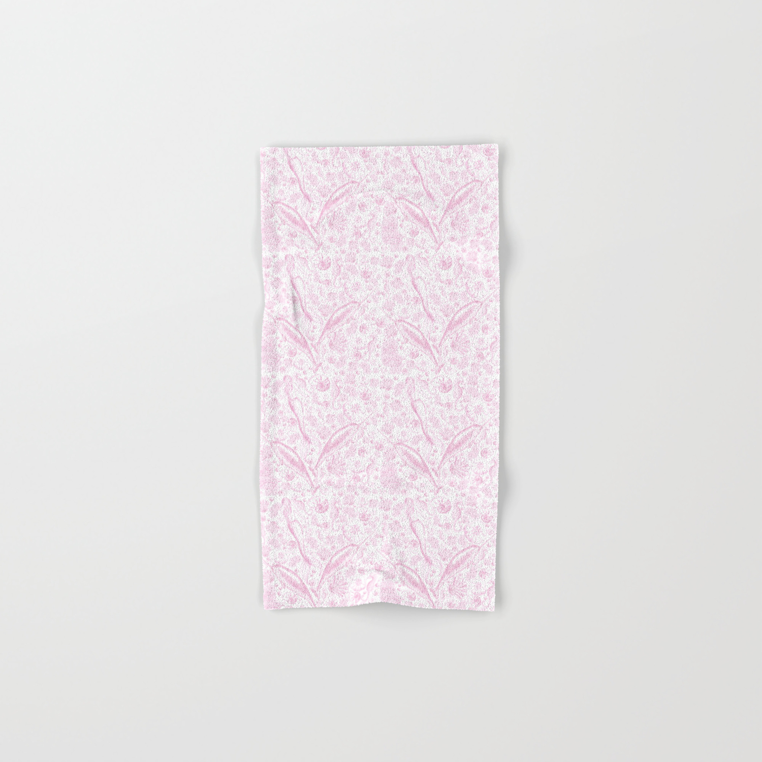 baby pink hand towels