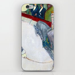 Henri de Toulouse Lautrec Equestrian at the Cirque Fernando iPhone Skin