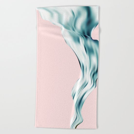 Free Flow || #society6 #decor #buyart Beach Towel