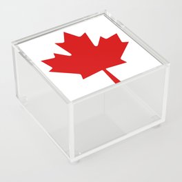 Canada Red Maple Leaf Acrylic Box