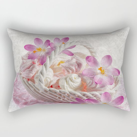 Pink floral Rectangular Pillow