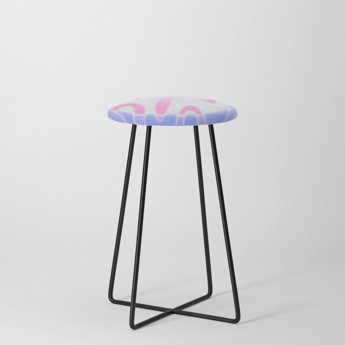 Calming Energy (Cool Colors Version) Counter Stool