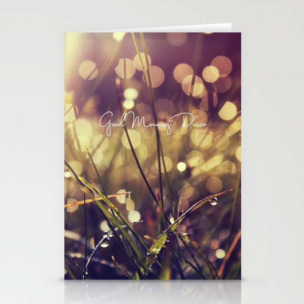 Good Morning Disco Stationery Cards